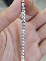 6cttw White Gold Lab Diamond 7" Tennis Bracelet
