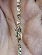 15.54cttw Yellow Gold Lab Diamond 17" Tennis Necklace