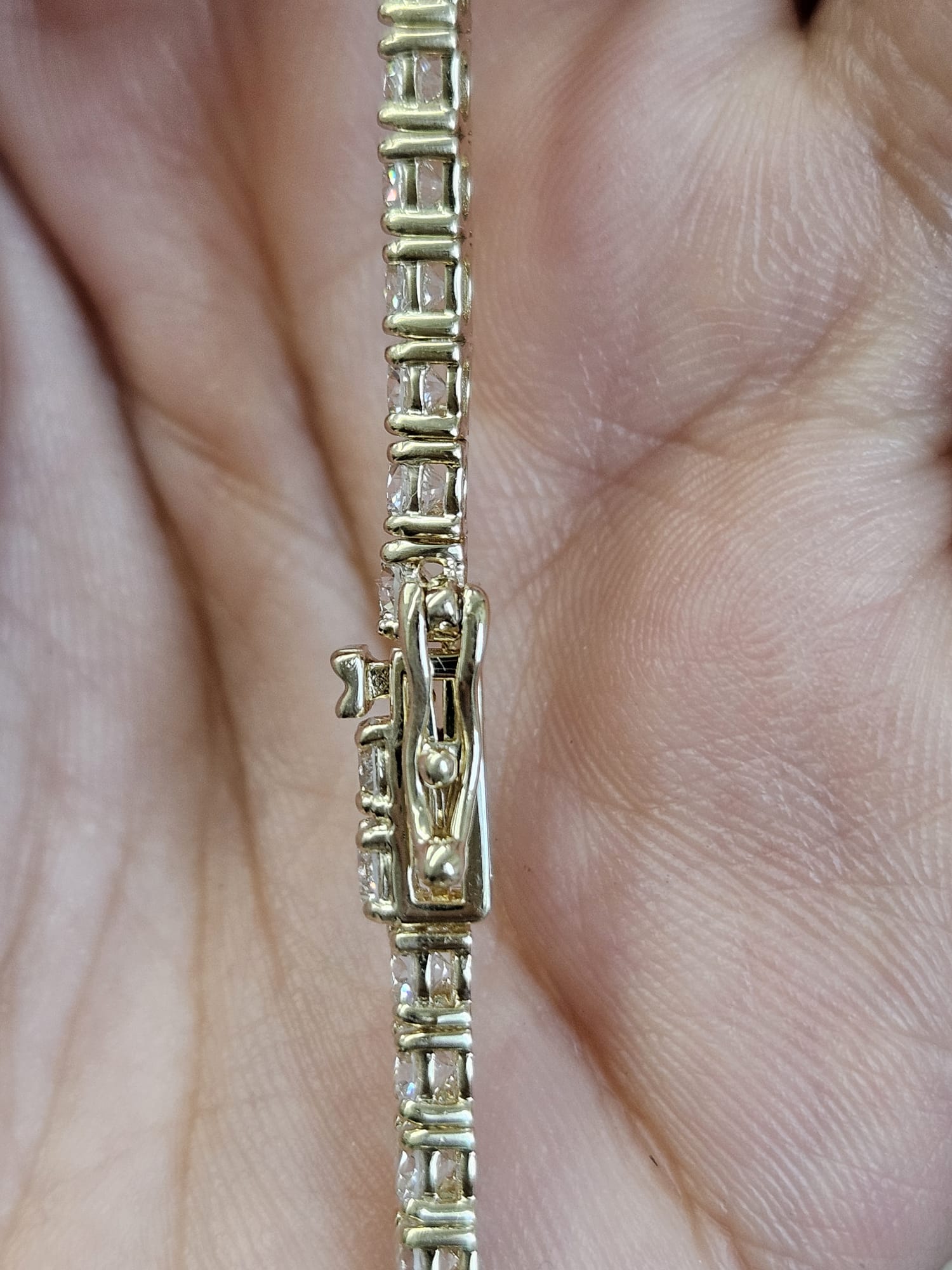 15.54cttw Yellow Gold Lab Diamond 17" Tennis Necklace