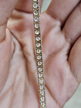 15.54cttw Yellow Gold Lab Diamond 17" Tennis Necklace