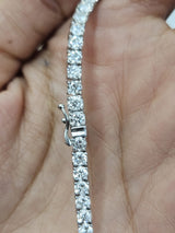 15.55cttw White Gold Lab Diamond 17" Tennis Necklace