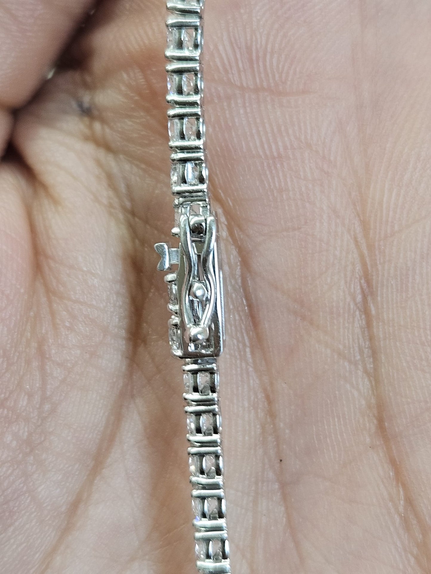 15.55cttw White Gold Lab Diamond 17" Tennis Necklace