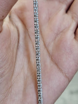 15.55cttw White Gold Lab Diamond 17" Tennis Necklace