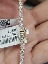 IGI 10.92cttw Yellow Gold Lab Diamond 20" Tennis Necklace