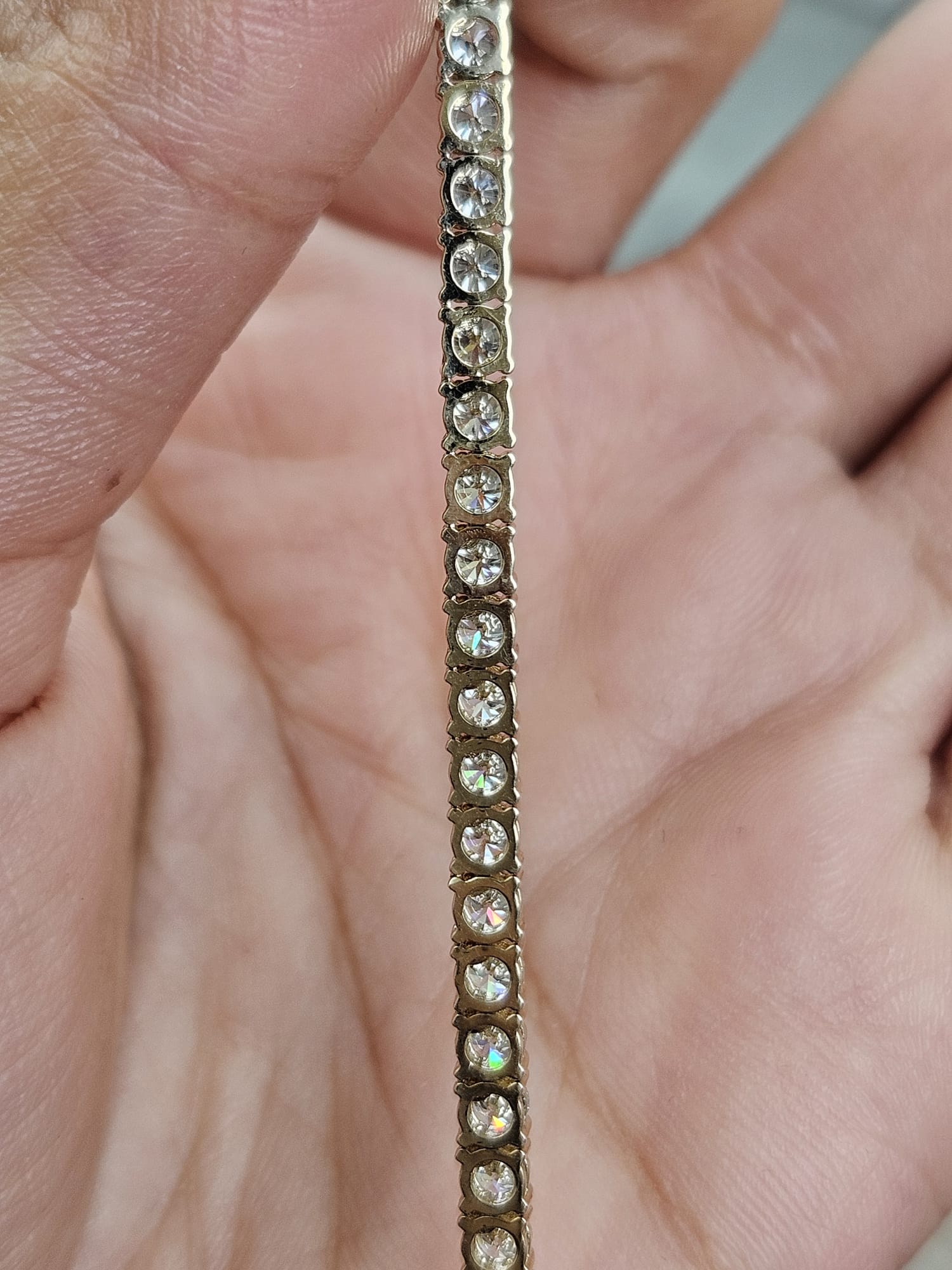 IGI 15.33cttw Yellow Gold Lab Diamond 22" Tennis Necklace
