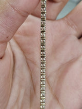 IGI 15.33cttw Yellow Gold Lab Diamond 22" Tennis Necklace