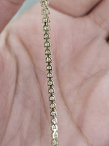 IGI 2.41cttw Yellow Gold 3 Prongs Lab Diamond 7.25" Tennis Bracelet