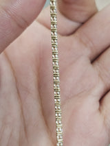 7.22cttw Yellow Gold Lab Diamond 17" Tennis Necklace