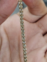 IGI 4cttw Yellow Gold Lab Diamond 7" Tennis Bracelet