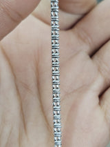 IGI 4.21cttw White Gold Lab Diamond 7" Tennis Bracelet