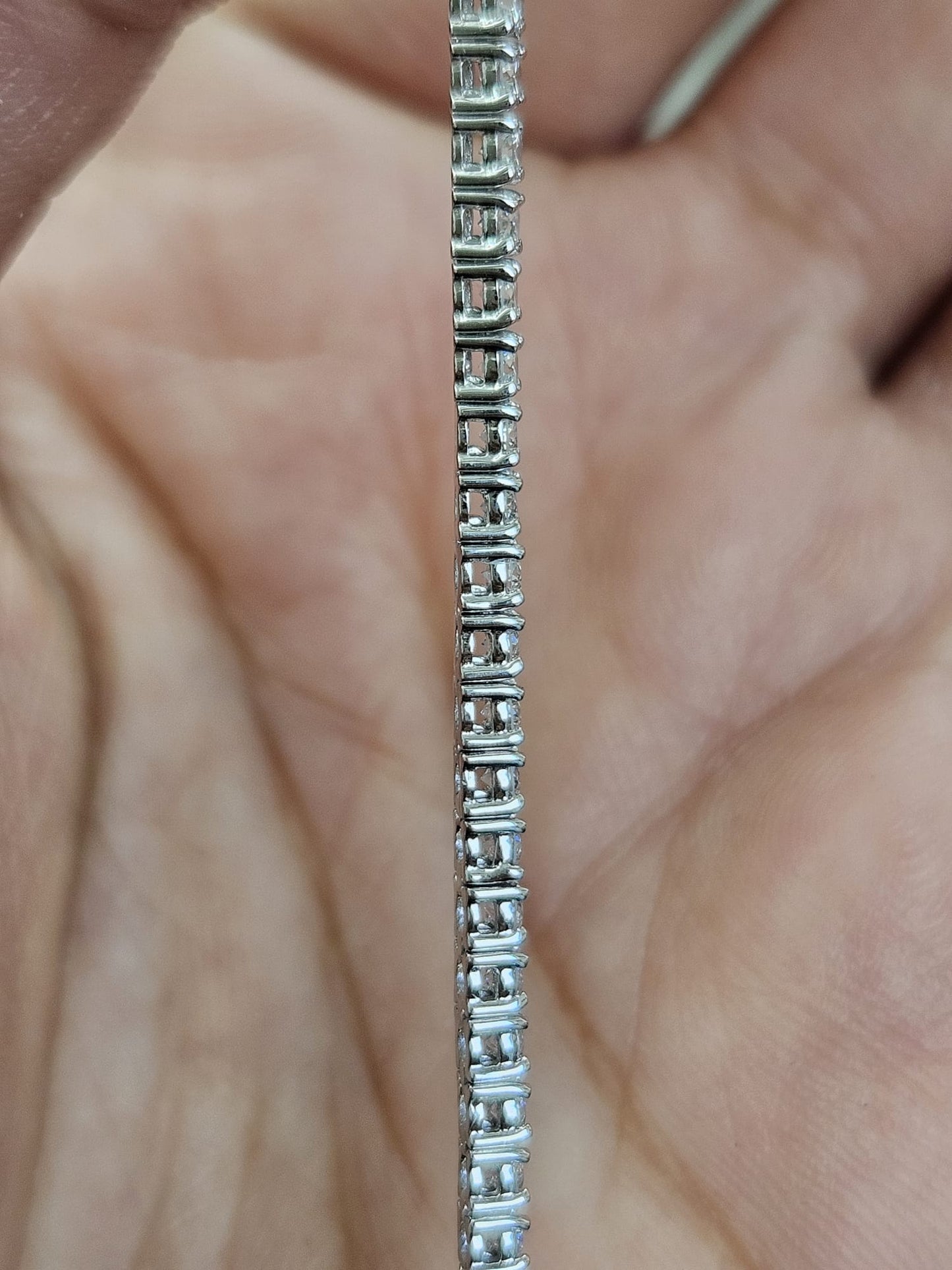 2.5cttw Lab Diamond 7" Bracelet