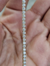 IGI 7.29cttw Yellow Gold Lab Diamond 20" Tennis Necklace