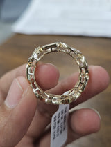 6.07cttw Yellow Gold Multi Shape Lab Diamond Eternity Band