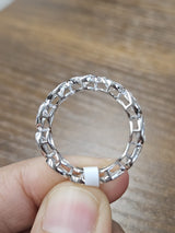 2.72cttw White Gold Pear Shape Lab Diamond Eternity Band