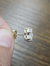IGI 3cttw Yellow Gold Star Shaped Lab Diamond Studs