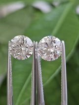 IGI 2.09CT + 2.10CT ROUND E VVS2