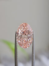 IGI 4.16CT OVAL FANCY VIVID PINK VVS2