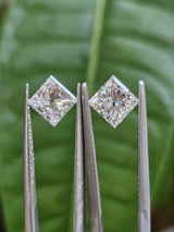 IGI 1.01CT + 1.03CT PRINCESS E VS1 + F VS1 PAIR