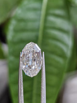 IGI 3.07CT OVAL STEP CUT F VVS2