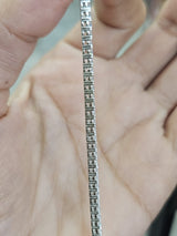 18K White Gold 3.17cttw Lab Diamond 7" Tennis Bracelet
