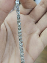 18K White Gold 27.59cttw Lab Diamond 21.5" Tennis Necklace