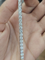 18K White Gold 27.59cttw Lab Diamond 21.5" Tennis Necklace