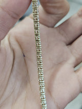 6.43cttw Yellow Gold Stronger Link Lab Diamond 7" Tennis Bracelet