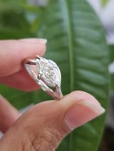 1ct Marquise Shape Lab Diamond Ring