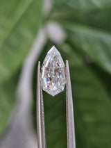 IGI 1.41CT PEAR STEP CUT E VS1