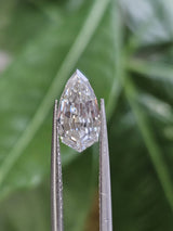 IGI 1.53CT PEAR STEP CUT F VVS2