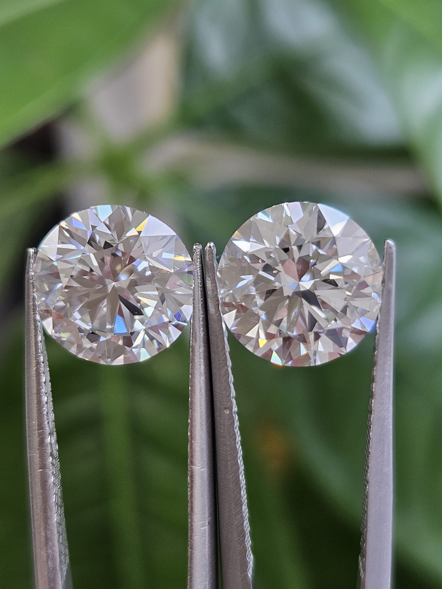 IGI 2.52CT + 2.54CT ROUND PAIR E VVS2
