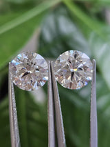 IGI 2.54CT + 2.56CT ROUND E VVS2