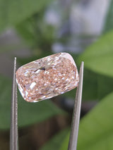 IGI 7.05CT CUSHION FANCY VIVID PINK VVS2
