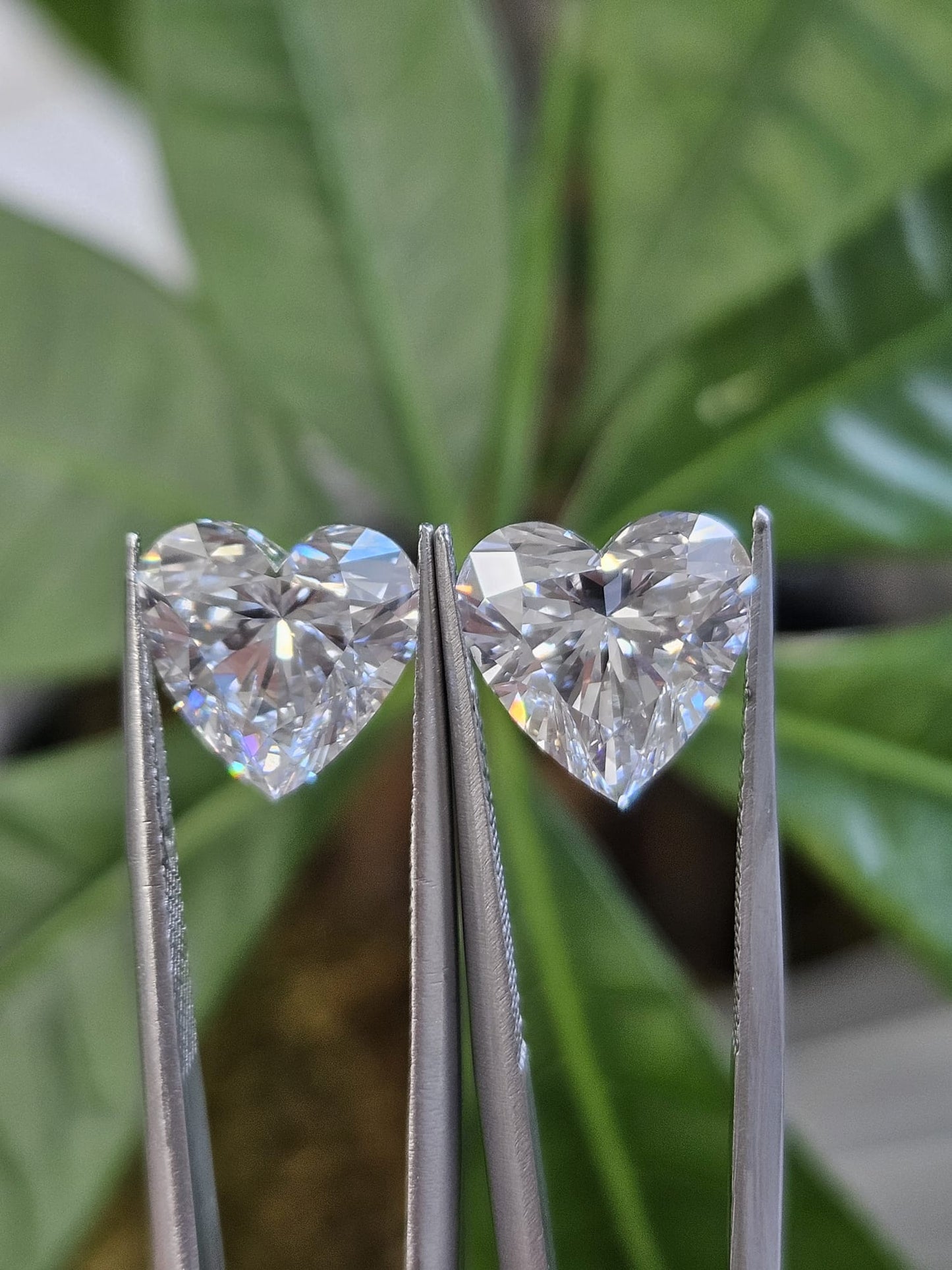 IGI 3.07CT + 3.07CT HEART D VS1