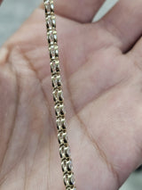 5.28cttw Yellow Gold Lab Diamond Bezel Set 7" Tennis Bracelet