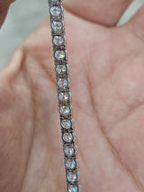 5.75cttw White Gold Lab Diamond 7" Tennis Bracelet