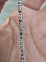 5.75cttw White Gold Lab Diamond 7" Tennis Bracelet