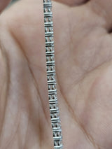 4.76cttw White Gold Lab Diamond 7" Tennis Bracelet