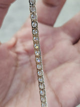 IGI Certified 5.35cttw Yellow Gold Lab Diamond 7" Tennis Bracelet