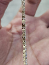 IGI Certified 5.35cttw Yellow Gold Lab Diamond 7" Tennis Bracelet