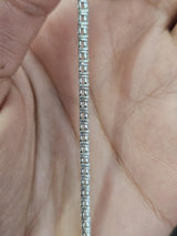 7.48cttw White Gold Lab Diamond 17" Tennis Necklace