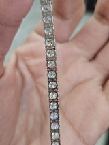 IGI Certified 8.64cttw White Gold Lab Diamond 7" Tennis Bracelet