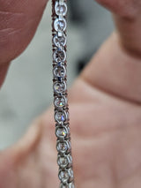 3cttw Gold Lab Diamond 7" Tennis Bracelet