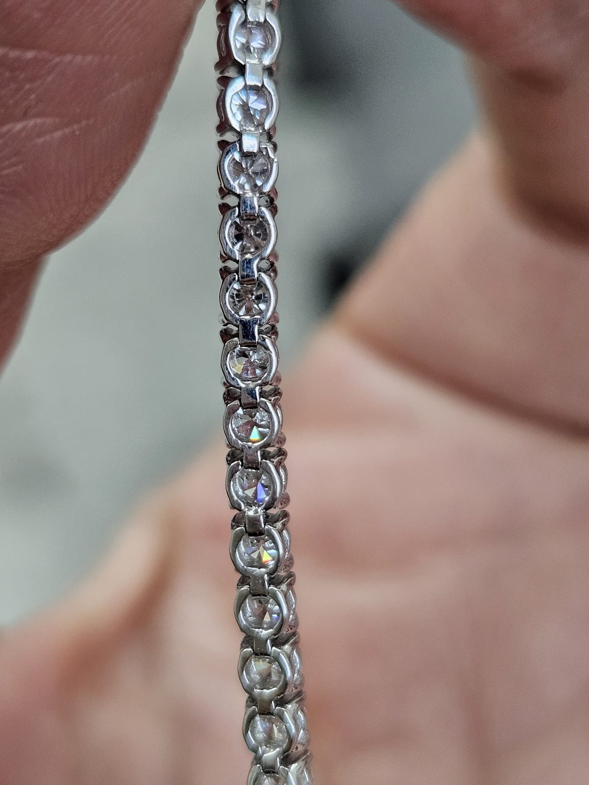 3cttw Gold Lab Diamond 7" Tennis Bracelet