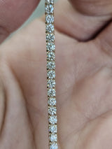 3cttw Gold Lab Diamond 7" Tennis Bracelet