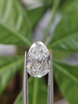 IGI 2.58CT ANTIQUE PEAR E VS1