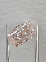 IGI 6.53CT CUSHION FANCY VIVID PINK VS1