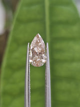 IGI 1.01CT PEAR FANCY LIGHT PINKISH BROWN VS1