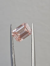 IGI 2.10CT EMERALD FANCY VIVID PINK VVS2