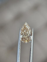 IGI 1.64CT PEAR LIGHT BROWN VVS2